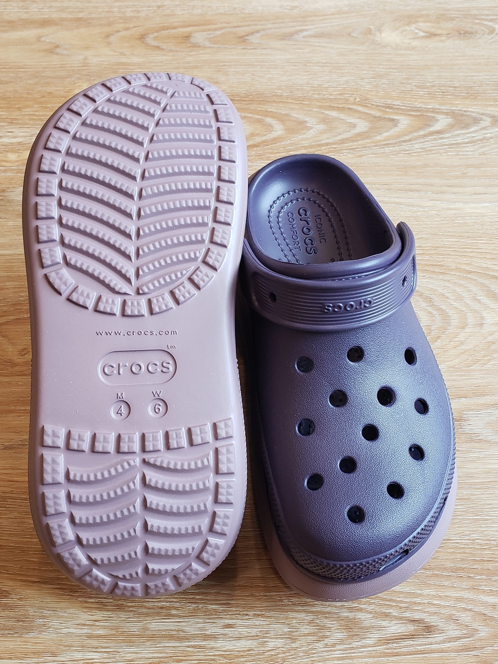 CROCS Women's Dual-Tone Clog in Purple